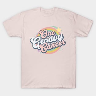 One Groovy Aries Cute Retro Design in Pastel Colors T-Shirt